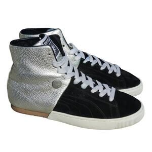 Vintage silver/black PUMA by MIHARAYASUHIRO sz 7